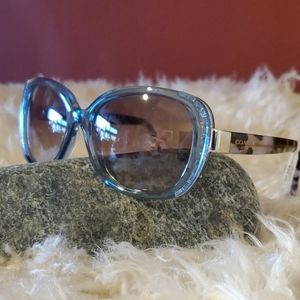 Teal Coach Sunglasses